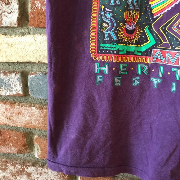 Vintage 1993 New Orleans Jazz & Heritage Festival T-Shirt - Picture 5 of 7